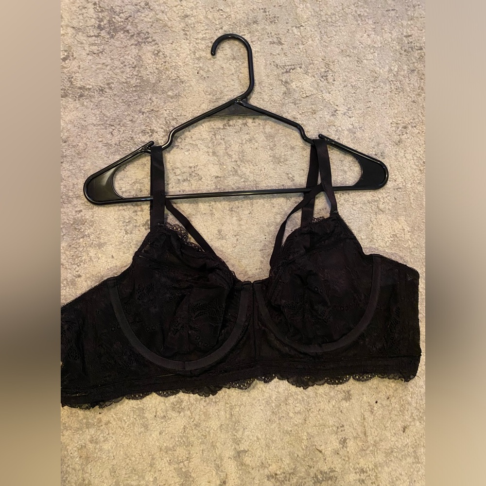 Torrid Black Strappy Bralette